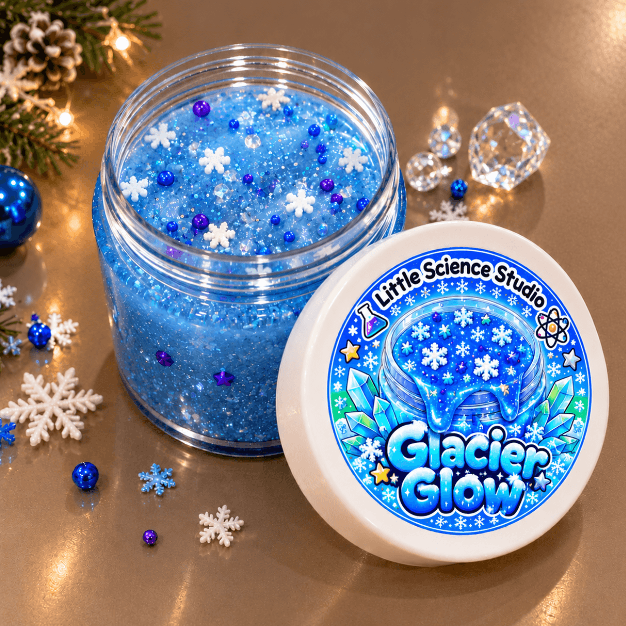 Glacier Glow Icy Slime